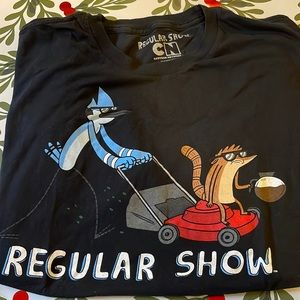 Regular Show Men’s Large 100% cotton T Shirt